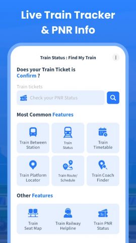 Train Status : Find My Train для Android — скриншот 2