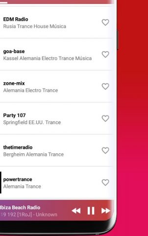 Trance Music Radio для Android — скриншот 2