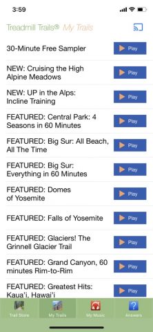 Treadmill Trails для iOS — скриншот 3