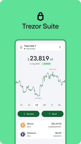 Trezor Suite для Android — скриншот 1
