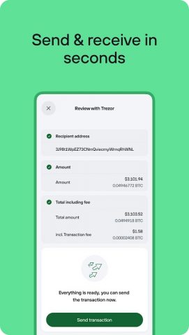 Trezor Suite для Android — скриншот 4