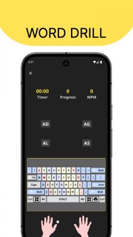 Typing Monkey: a typing master для Android — скриншот 2