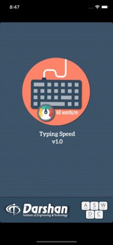 Typing Speed Test для iOS — скриншот 1