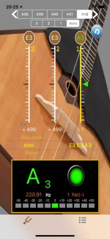 Тюнер Балала — Balalaika Tuner для iOS — скриншот 3