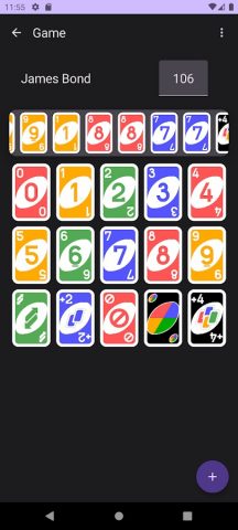 UNO Score Counter для Android — скриншот 1