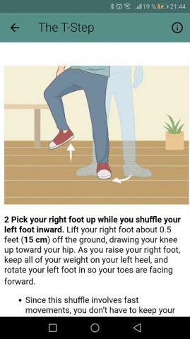 Учитесь танцевать шаффл-данс для Android — скриншот 3