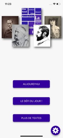 Un Poème Un Jour для iOS — скриншот 1