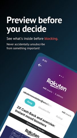 Unroll.Me — Inbox Mail Cleaner для Android — скриншот 5