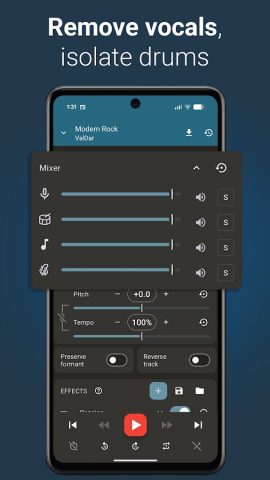 Up Tempo: Pitch, Speed Changer для Android — скриншот 2