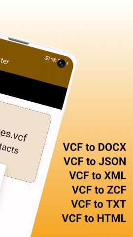 Vcard Converter — Convert VCF для Android — скриншот 2