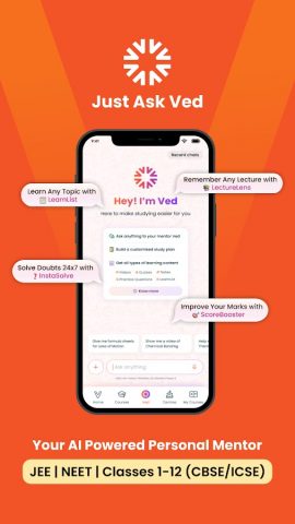 Vedantu | JEE-NEET, Class 1-12 для Android — скриншот 1