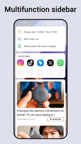 Victor Launcher — win launcher для Android — скриншот 4