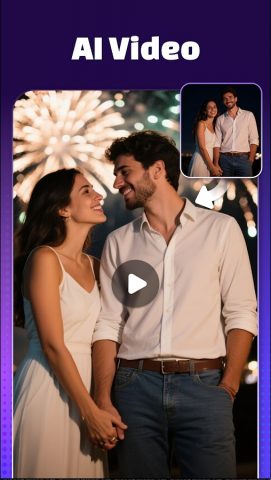 Видео и портрет с ИИ: Vidmix для Android — скриншот 2