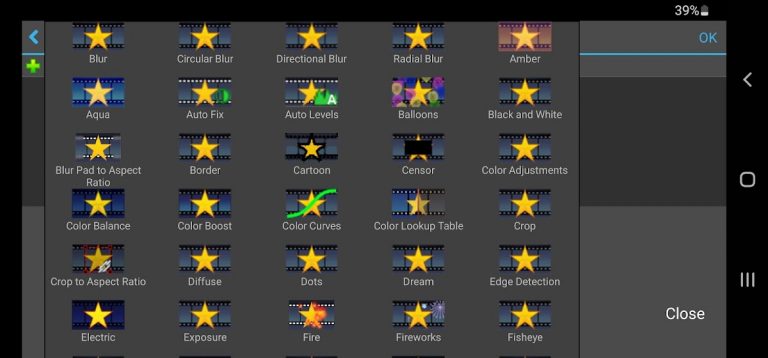 VideoPad Master’s Edition для Android — скриншот 5