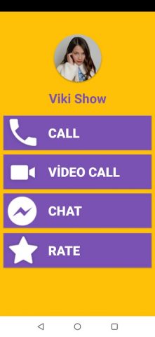 Viki Show Fake Video Call — Vi для Android — скриншот 1