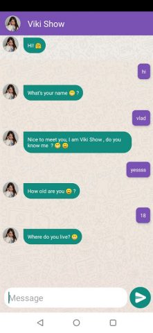 Viki Show Fake Video Call — Vi для Android — скриншот 4