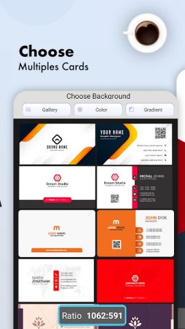 Визитная карточка Maker для Android — скриншот 2