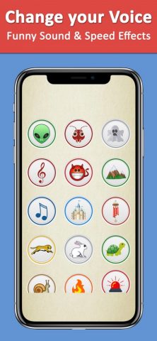 Voice Changer Recorder Fuvoch для iOS — скриншот 1