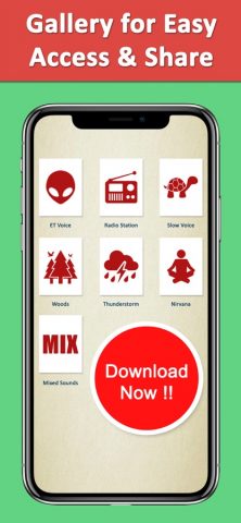 Voice Changer Recorder Fuvoch для iOS — скриншот 5