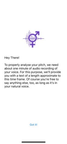 Voice Pitch Analyzer для iOS — скриншот 1