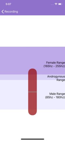 Voice Pitch Analyzer для iOS — скриншот 3
