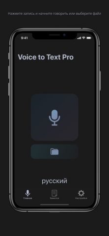 Voice to Text Pro для iOS — скриншот 1