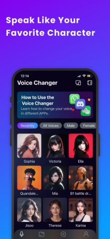 VoiceTrans — AI Voice Changer — скриншот 1