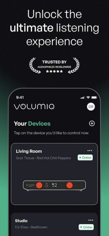 Volumio для Android — скриншот 1