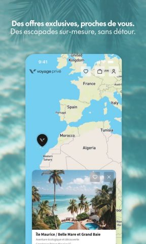 Voyage Privé – Hôtels de luxe для Android — скриншот 5