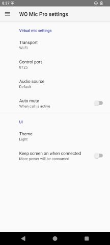 WO Mic Pro для Android — скриншот 3