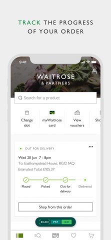 Waitrose & Partners для iOS — скриншот 1