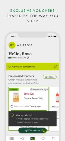 Waitrose & Partners для iOS — скриншот 3