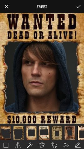 Wanted Poster Photo Frames для Android — скриншот 5