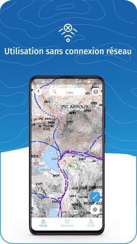 WeTrek Offline IGN hiking maps для Android — скриншот 3