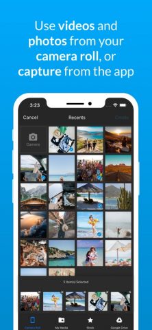WeVideo — Video Editor & Maker для iOS — скриншот 1