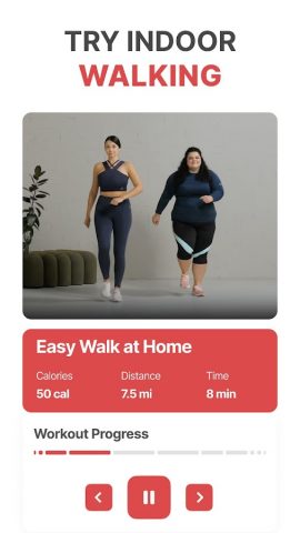 Weight Loss Walking: WalkFit для Android — скриншот 4