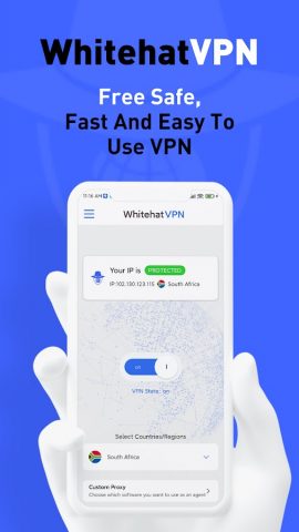 WhiteHat VPN для Android — скриншот 1