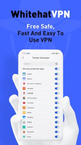 WhiteHat VPN для Android — скриншот 2
