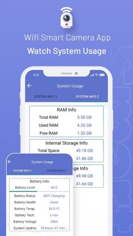 Wifi Smart Camera App для Android — скриншот 3