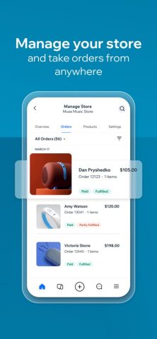 Wix — Website Builder для iOS — скриншот 3