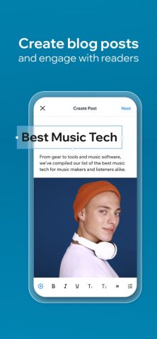 Wix — Website Builder для iOS — скриншот 5