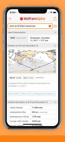 WolframAlpha Classic для iOS — скриншот 1