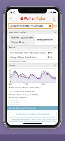 WolframAlpha Classic для iOS — скриншот 2