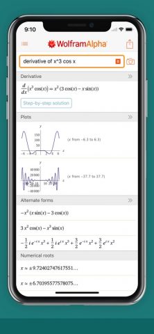 WolframAlpha Classic для iOS — скриншот 3