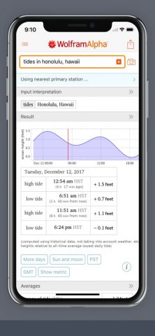 WolframAlpha Classic для iOS — скриншот 5