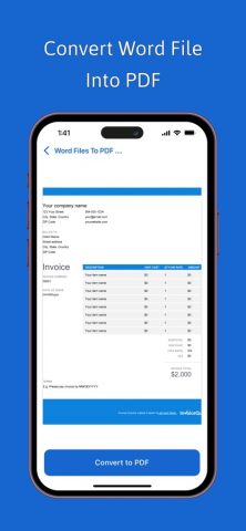 Word2PDF — Convert Word to pdf для iOS — скриншот 2