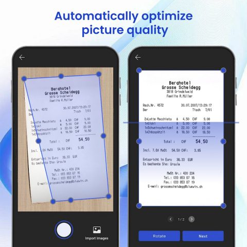 X Camera Scanner, PDF scanner для Android — скриншот 2