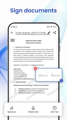 X Camera Scanner, PDF scanner для Android — скриншот 4
