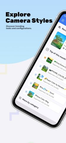XML Configs: Camera Presets для Android — скриншот 1