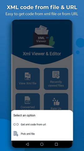 XML Viewer and XML Editor для Android — скриншот 3
